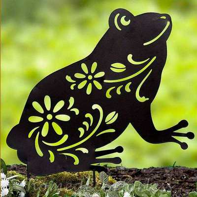 极速Frog courtyard card ertion acrylicI material garden lawn