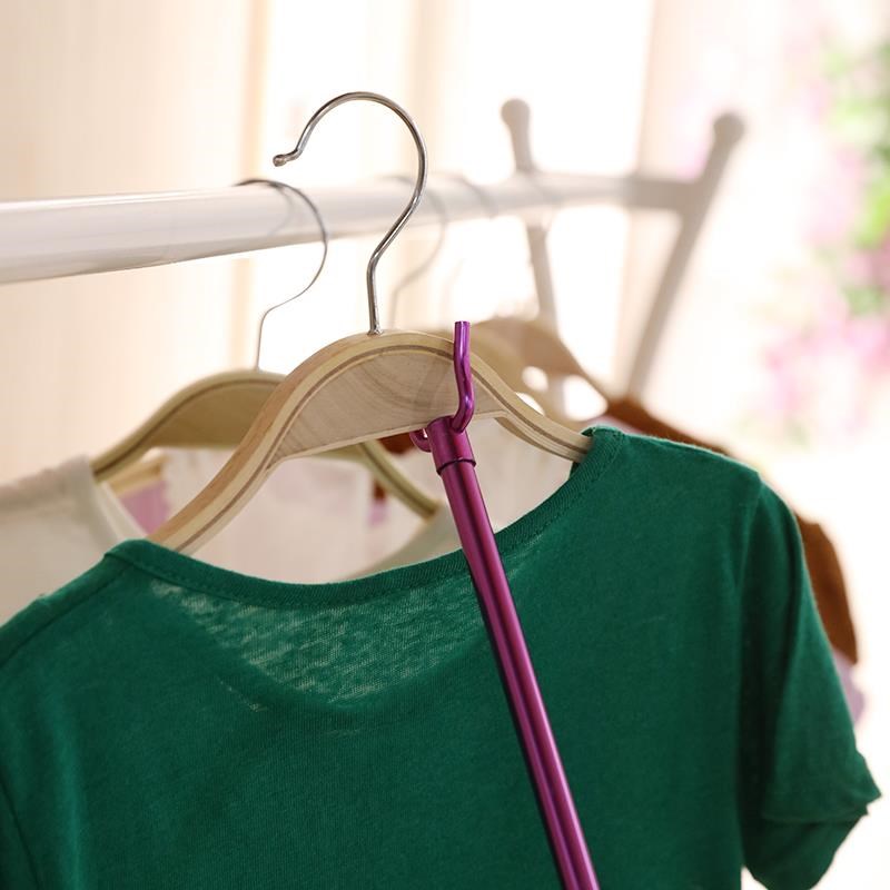 晾衣杆丫叉晾衣叉伸缩架挑撑杆z隐形晾窗台晾衣杆服装店挑衣不锈