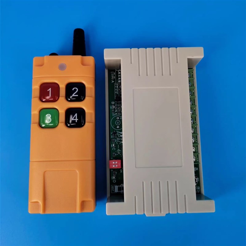 4路带电输出大功率交流85V-265V无线遥控开关30TA大电流控制器继