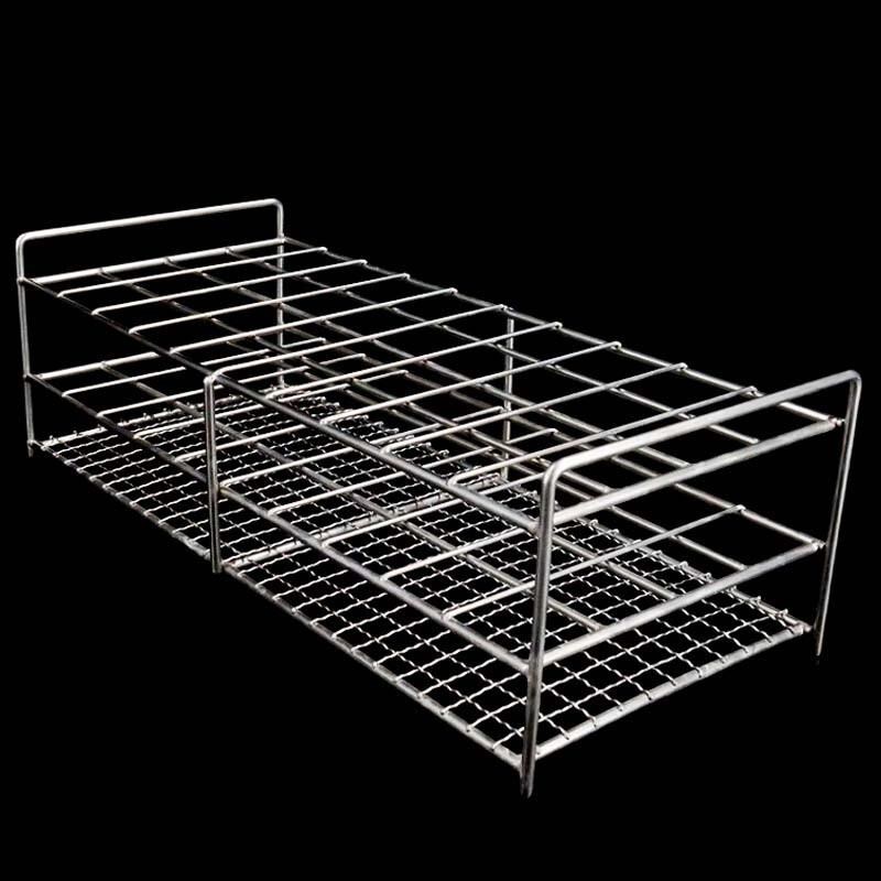 冰禹BYA-426不锈钢钢丝试管架K比色管架30mm40孔