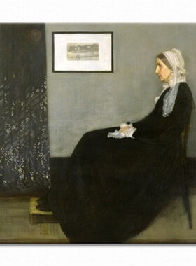 母亲 James McNeill Whistler 惠斯勒 装饰T画客厅书房卧室酒吧
