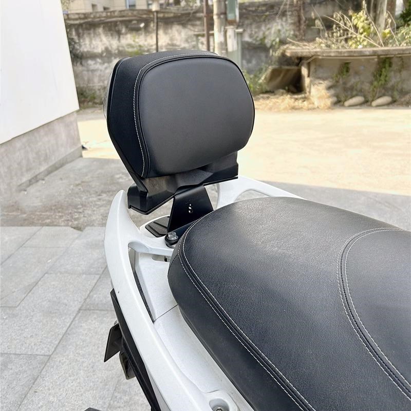 适用光阳S250后靠背os350改装靠背踏板车加大加厚腰靠无损安装配