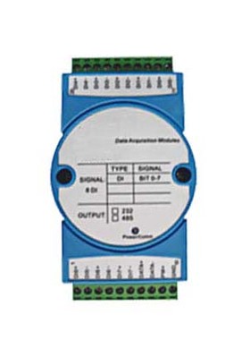 八路DI八路DO开关量转RS4D85/232远程I/O模块