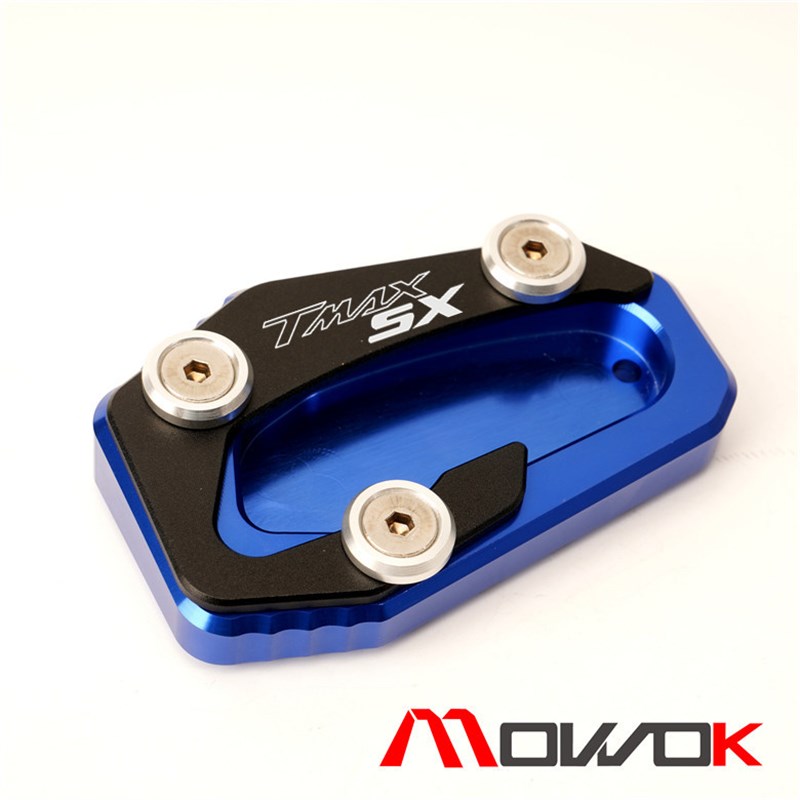 适用雅马哈 TMAX530 SX DX 17-20年K改装边撑增大平稳加大垫座脚