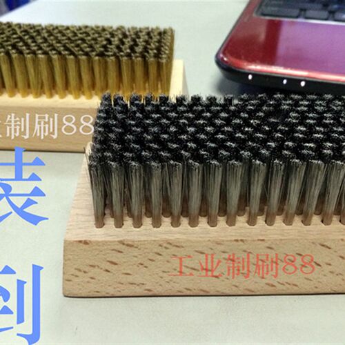 美国进口网纹辊钢丝刷超细 陶瓷网纹辊刷清洗金属铜丝板刷子