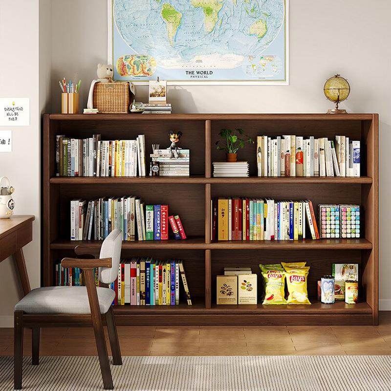 实木书架置物架落地儿童家用收纳储物柜子格子展示矮书柜一体靠墙,住宅家具,儿童储物架/收纳架,淘宝优惠券,粉丝福利购,淘宝优惠卷
