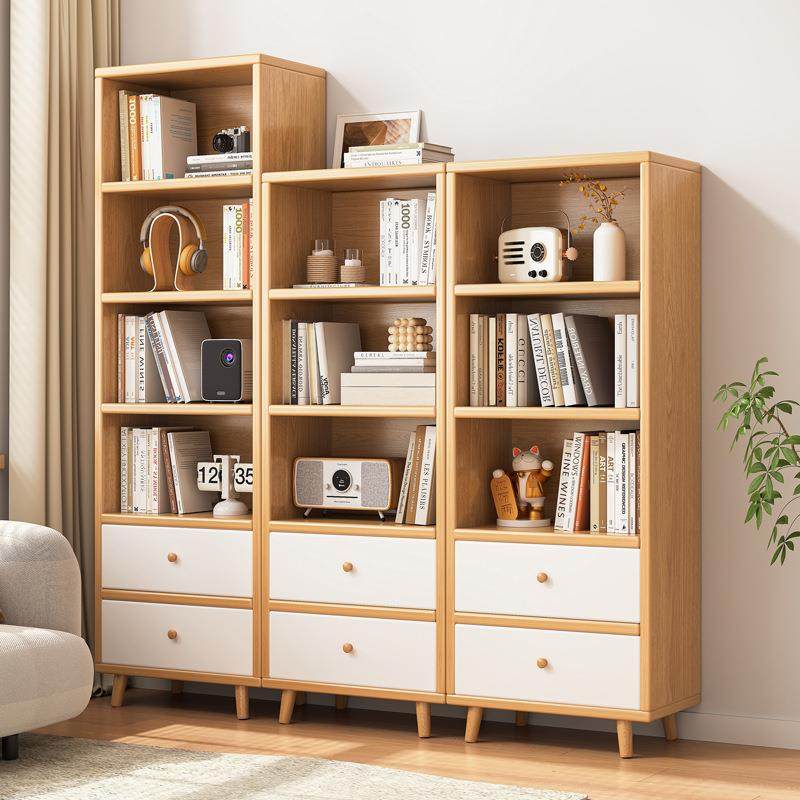 北欧实木书架落地多层储物柜子收纳置物架展示柜家用客厅转角书柜,住宅家具,儿童储物架/收纳架,淘宝优惠券,粉丝福利购,淘宝优惠卷