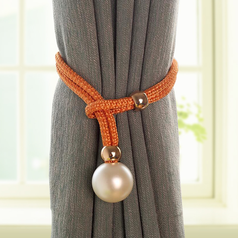 窗帘绑带一对装美式窗帘固定神器捆绑绳子收拢窗帘扣环绑饰扎束带