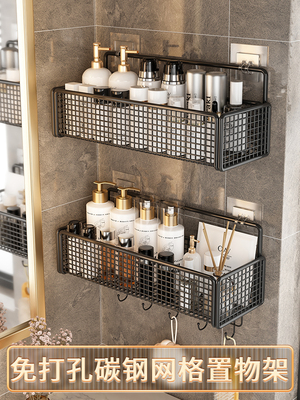 Bathroom Shelves Kitchen Wall Shelf Shower Storage Rack挂架