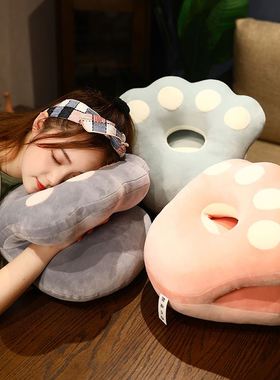 U-Shaped Desk Nap Pillow Neck Supporter Seat Cushion跨境出口