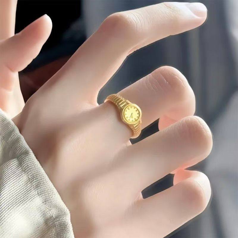 手指手表戒指女款情人节求婚霸气