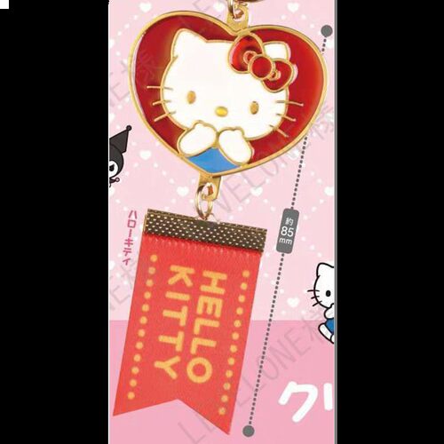 预售需补邮 12月 KORO slo金属滴胶挂件 Kitty钥匙扣扭蛋