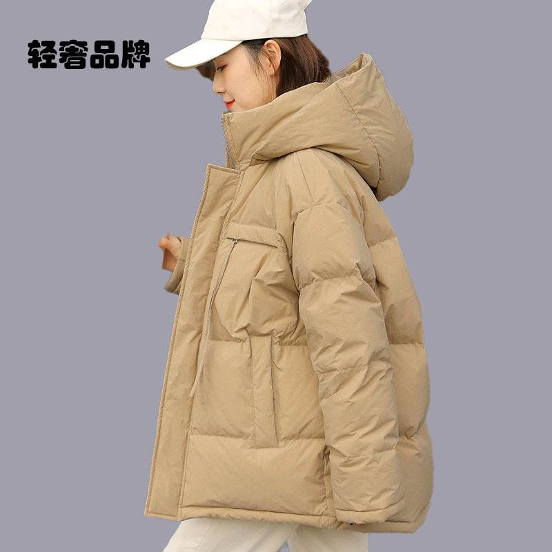 朗姿约定2026年冬季新款羽绒服女中长款时尚宽松加厚面包服潮