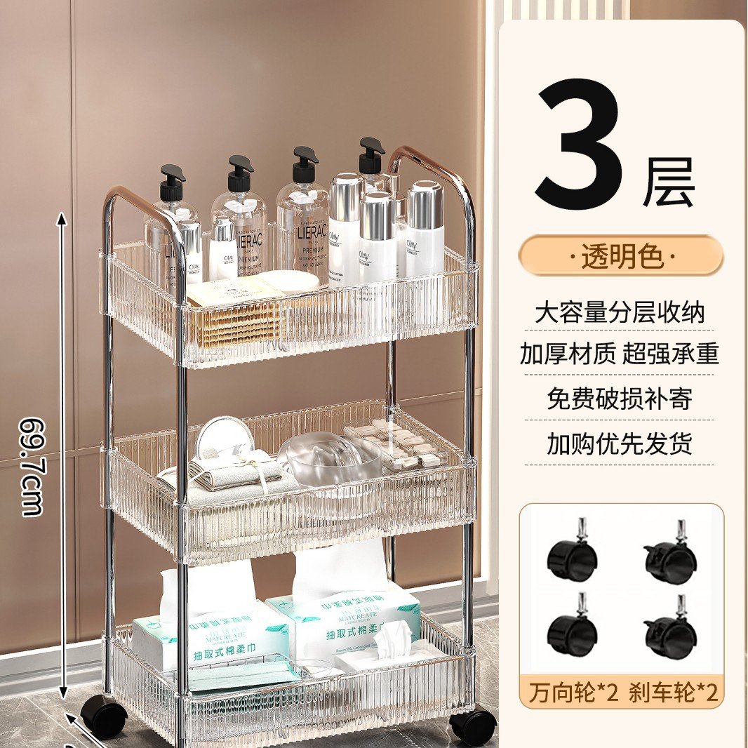 工具柜理发店美甲仪器置物架 烫染美容院美发美睫美容车小推车专