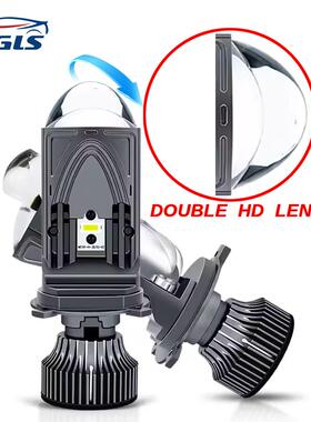 DGLS M01K自带透镜led汽车大灯 双光矩阵式灯泡超亮H4远近一体