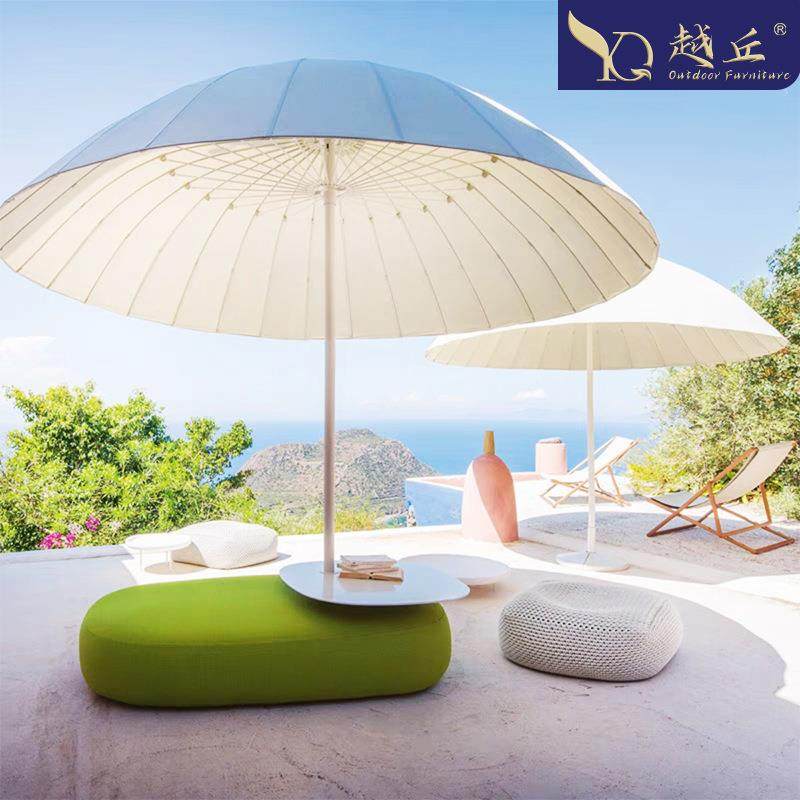 创意设计户外遮阳伞庭院带坐垫个性样板房酒店休闲网红太阳伞