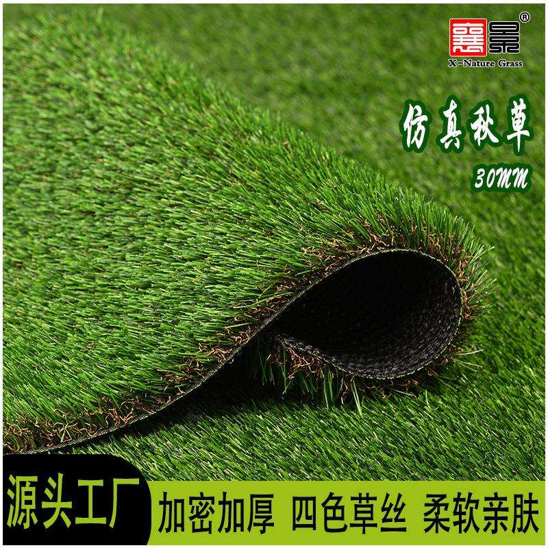 假草坪仿真草皮人造绿色地毯户外铺垫仿生塑料人工室外足球场地垫