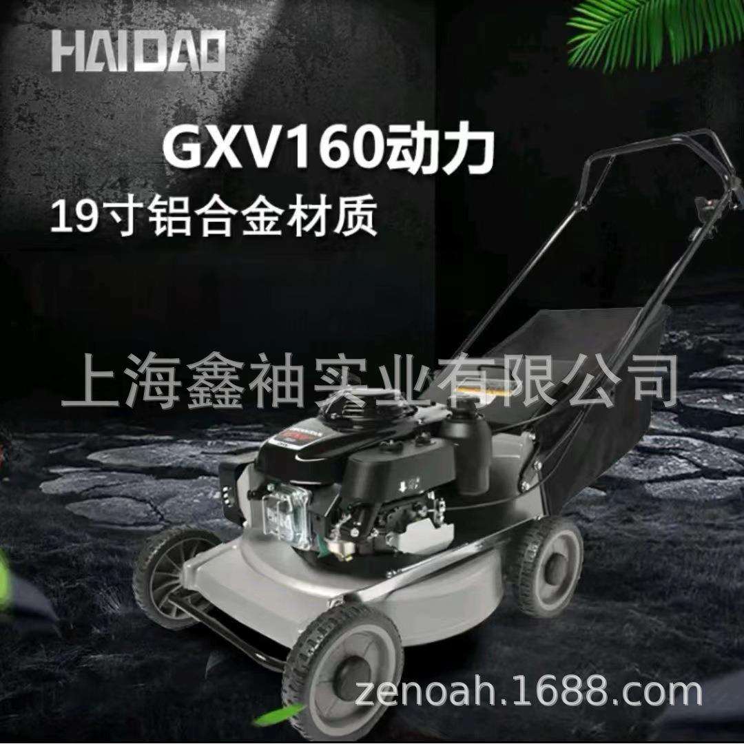 海道GXV160手推草坪机19寸割草机汽油机除草机剪草机推草机