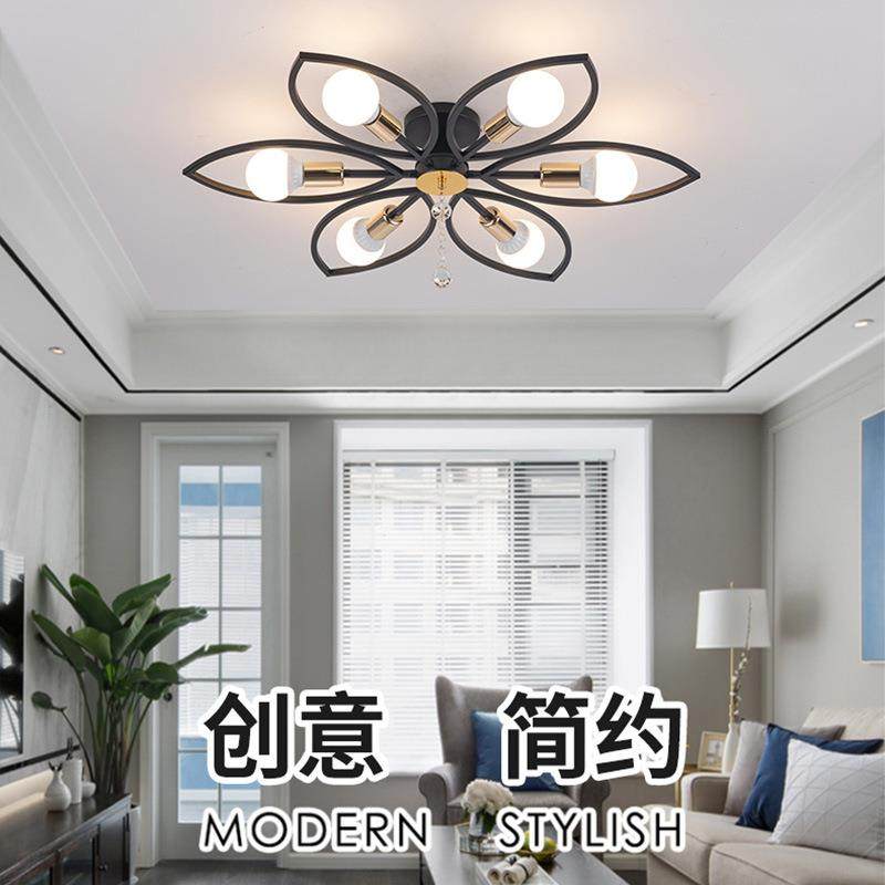 跨境北欧吸顶灯创意个性卧室灯现代简约铁艺美式餐厅家用客厅灯具,电子元器件市场,集成电路（IC）,淘宝优惠券,粉丝福利购,淘宝优惠卷