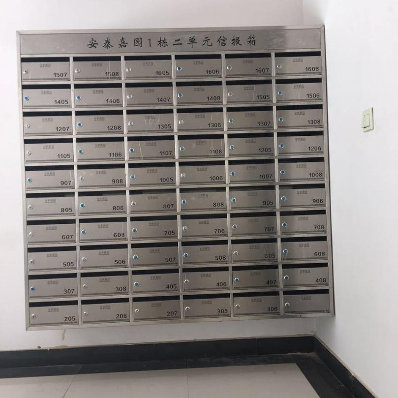 深圳工厂多门落地镶嵌信奶箱室内室外信报箱不锈钢信件箱投递箱小