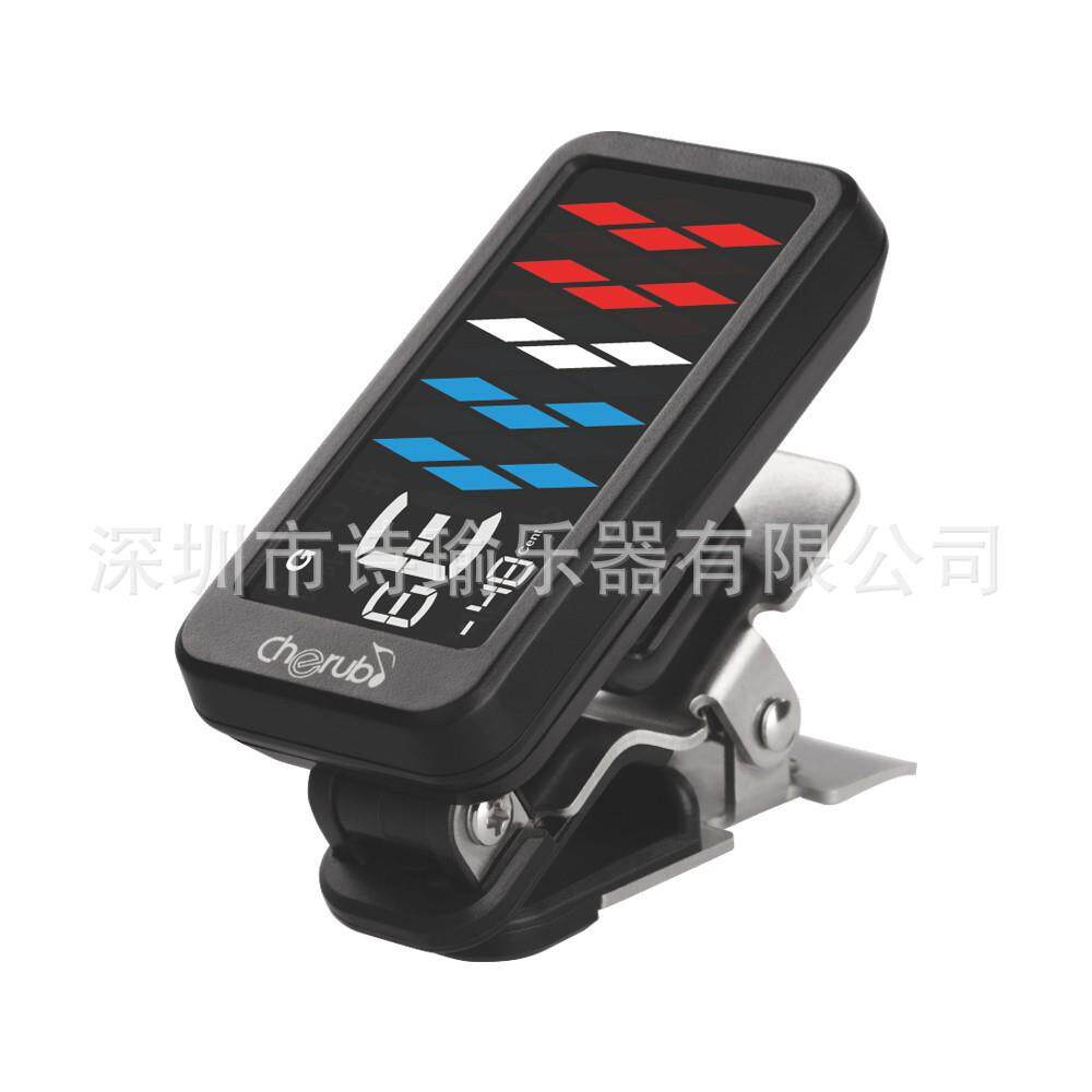 Cherub小天使WST-905吉他调音器液晶屏 贝斯尤克里里夹式校音器