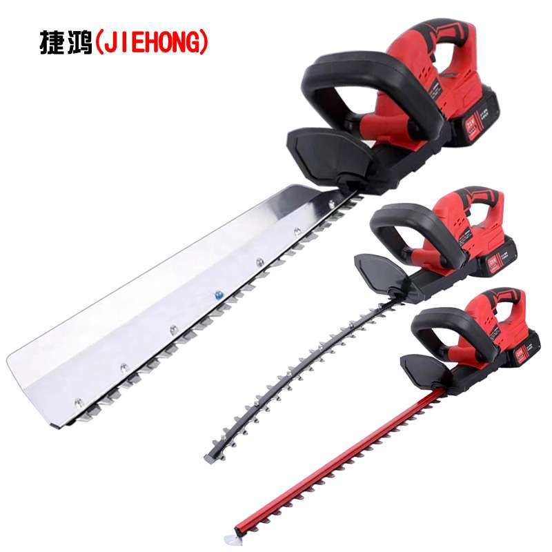 2022新款锂电无线绿化茶树叶修剪篱笆园林修枝锯电动家用绿篱机