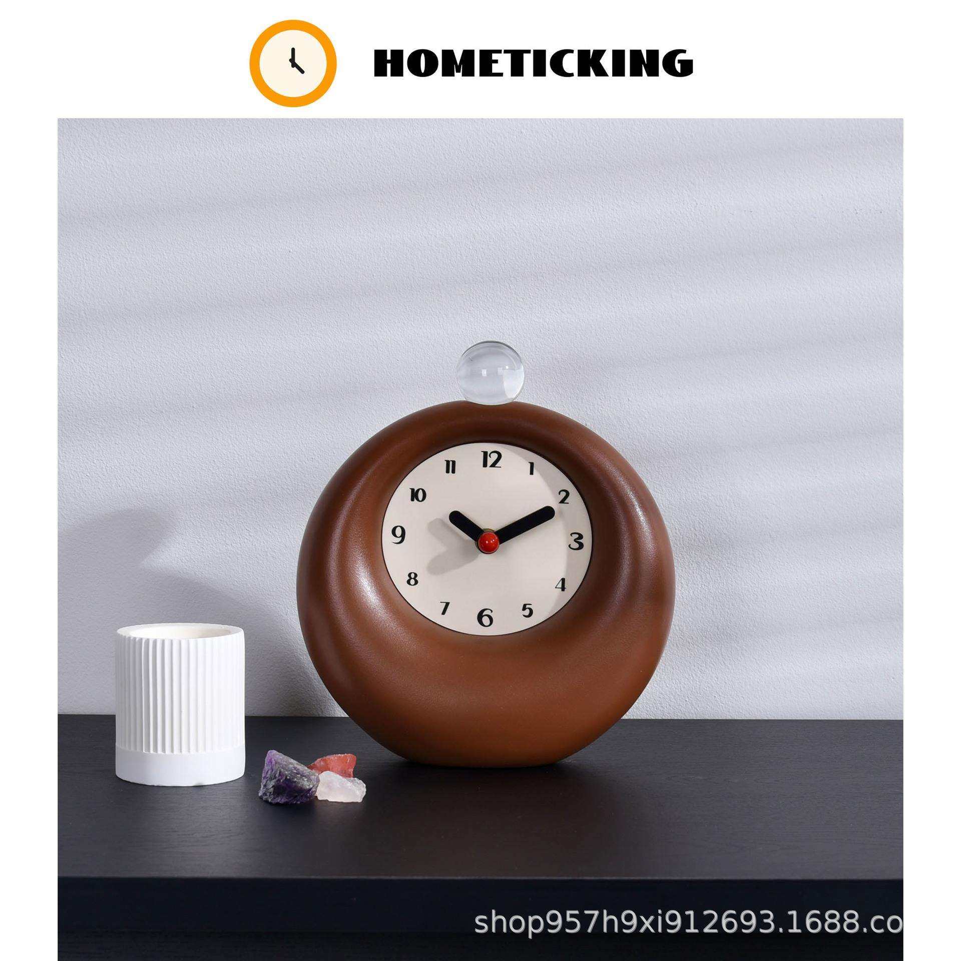 网红台钟桌面创意小时钟摆件表摆放台式客厅高级感高颜值2025新款,模玩/动漫/周边/娃圈三坑/桌游,模型制作工具/辅料耗材,淘宝优惠券,粉丝福利购,淘宝优惠卷