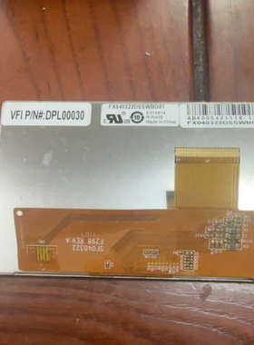 FX040322DSSWBG01 原装众福4.3寸显示屏议价