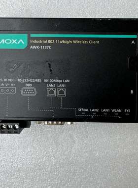 台湾MOXA磨砂工业网络交换机AWK-1137C-US，功能议价