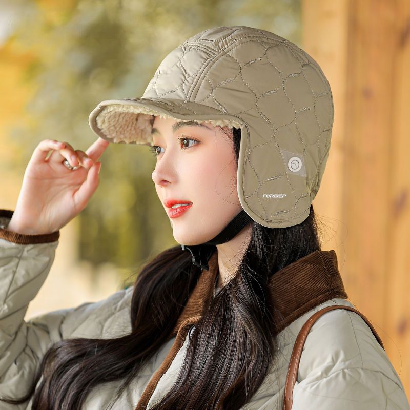 雷锋帽子男女秋冬羊羔绒加厚保暖