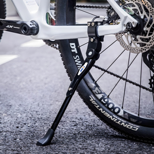 自行车脚撑中撑站脚通用山地公路车电动车支脚车梯子支撑停车支架