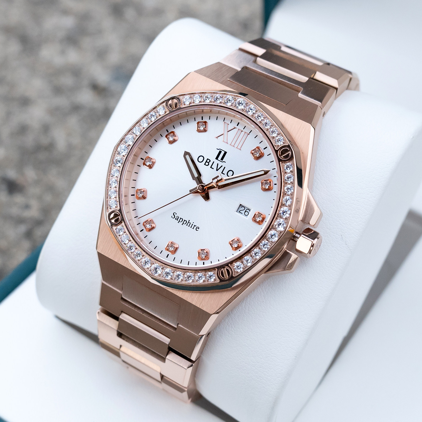 欧宝罗新款满天星腕表男女满钻品牌正品奢华轻奢高端情侣对表