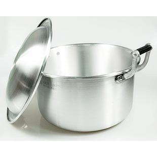 老式纯铝锅明珠厂明月牌铝锅汤锅食品级锅抛光洗白锅煮粥煮饭汤锅