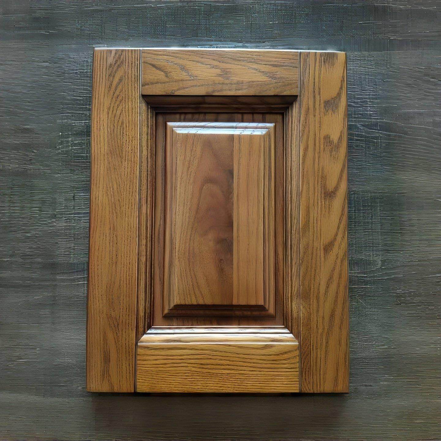 实木烤漆衣柜门橱柜门板新中式法式红橡木白蜡木红樱桃乌金木定制