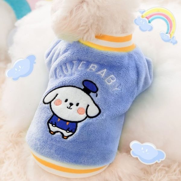 比熊衣服法斗幼犬绒秋冬保暖牵引可小型犬狗新款泰迪猫咪季宠物狗