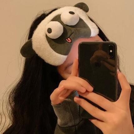 勒睡眠缓解眼疲劳睡觉专用小头不午休遮光眼罩搞怪可爱卡通女生羊