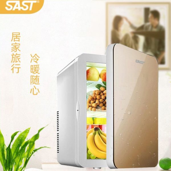 质迷你冰箱小型家用品化妆品SAS大学生冷藏宿舍寝室T面膜德国制冷