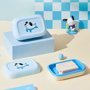 卫生间盒香皂子沥水肥皂盒大容量双层洗衣皂家用盒 带盖2025盒新款