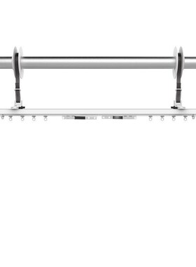 别墅乐会标电动遥控上下升降开y合高窗帘轨道横幅屋展厅旗条幅安