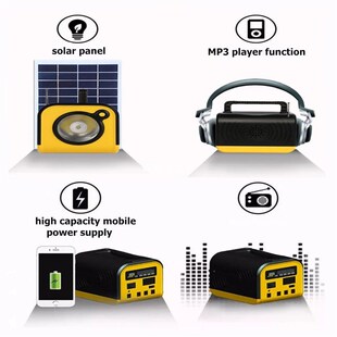 tSystem With Charger Home Generator Kit Panel Portable Solar