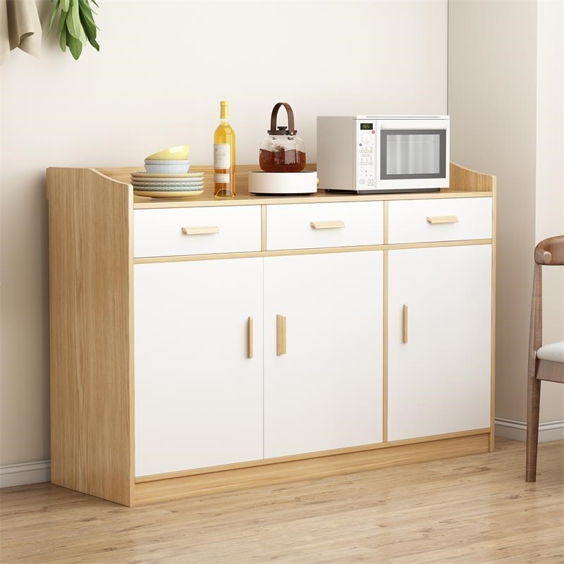 新疆西藏特价餐边柜现代简约客B厅茶水柜家用靠墙储物柜子厨房