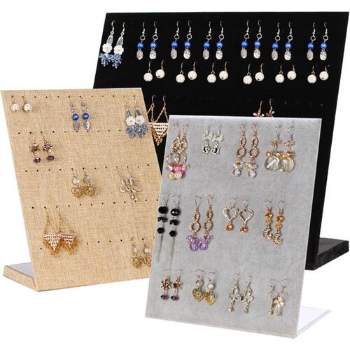 项炼架耳钉环戒指展示板手炼展饰架 货G架L型RNL品摆摊耳展示示摆