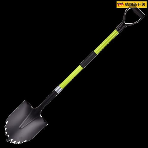 德国品质家用农具铁锹锰钢u铲子挖土种植铁铲园艺种花工具钢锹钢