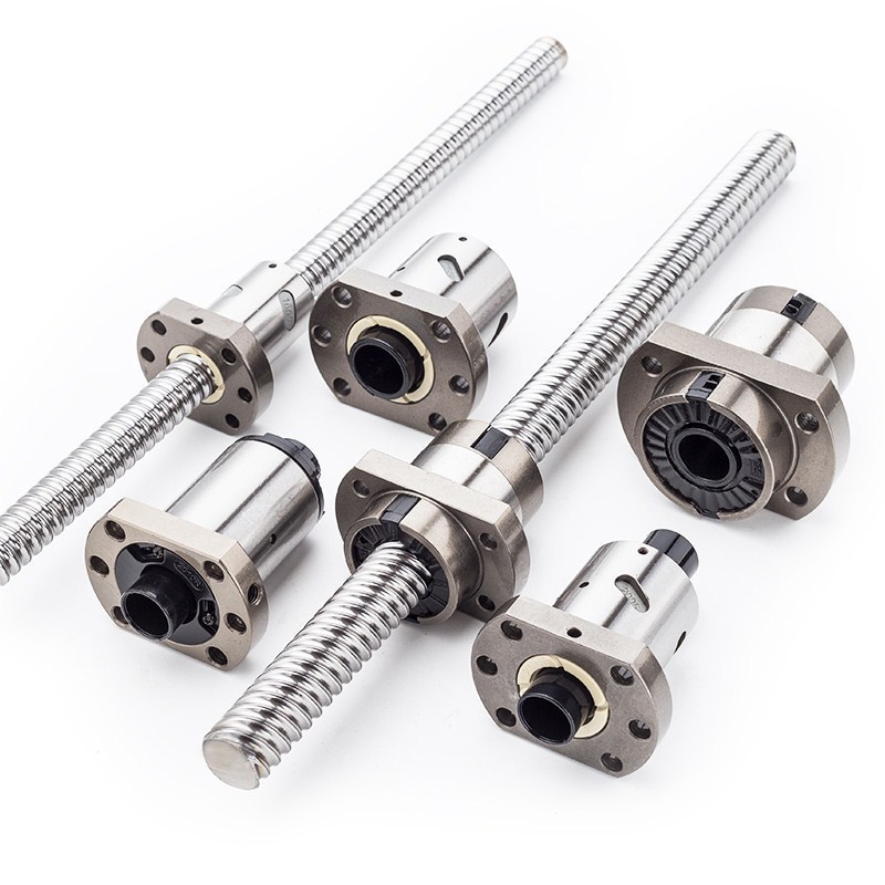 左右旋滚珠丝杆高速静音丝杠机床C5C7传动螺杆轧制研磨现货