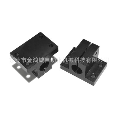 导向轴侧面安装型支座光轴固定座加厚支架铝制CLTAM35CLTAM40/50