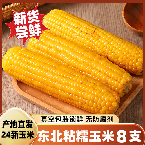 2025新鲜东北黄糯玉米低脂代早餐