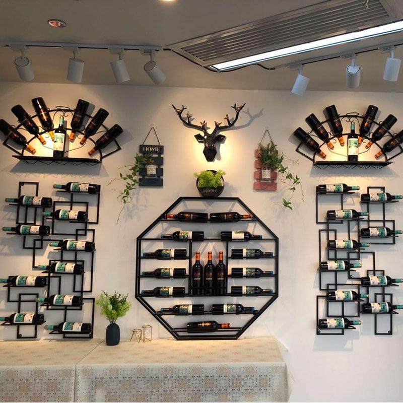 酒吧吧台酒架创意餐厅壁挂式酒柜置物架酒庄复古挂墙上红酒展示架,商业/办公家具,红酒架/柜,淘宝优惠券,粉丝福利购,淘宝优惠卷