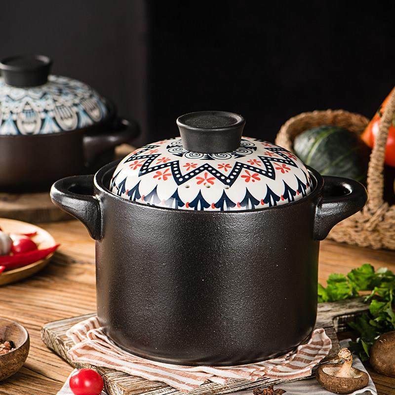 陶瓷砂锅电磁炉专用大号燃气灶通用煲汤两用炖锅炖汤家用小号沙锅