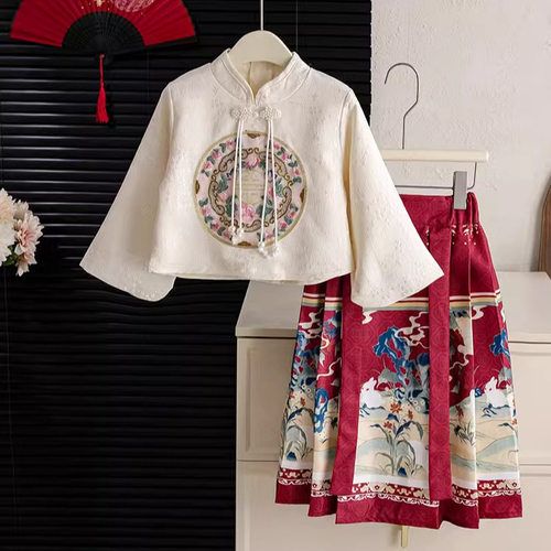 马面裙女童拜年服儿童汉