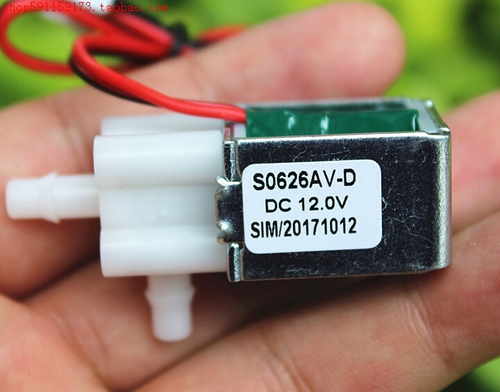 好用微型电磁水阀12V 常闭型 电动泄气排气阀门 浇花电磁水阀江哥